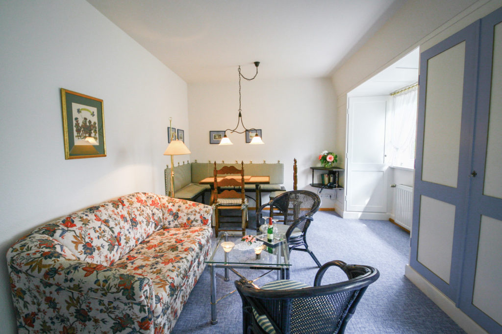 Ferienwohnung Parkblick Wohnzimmer