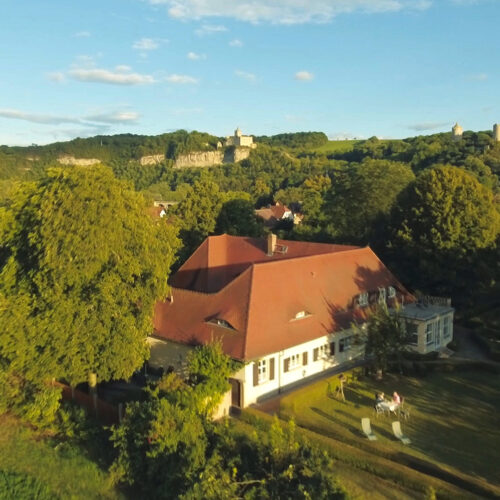 Luftbild Landhaus Saaleck